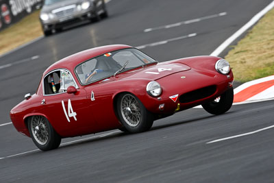 14;1961-Lotus-Elite-Type-14;21-March-2008;Australia;Bathurst;Brian-Caldersmith;FOSC;Festival-of-Sporting-Cars;Group-S;Mt-Panorama;NSW;New-South-Wales;auto;motorsport;racing;super-telephoto