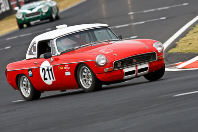 211;1971-MGB;21-March-2008;Australia;Bathurst;FOSC;Festival-of-Sporting-Cars;Group-S;Mt-Panorama;NSW;New-South-Wales;Peter-Dunn;auto;motorsport;racing;super-telephoto