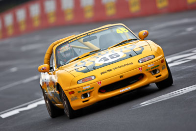 46;1997-Mazda-MX‒5;21-March-2008;Australia;Bathurst;FOSC;Festival-of-Sporting-Cars;Marque-and-Production-Sports;Mazda-MX‒5;Mazda-MX5;Mazda-Miata;Michael-Hickman;Mt-Panorama;NSW;New-South-Wales;auto;motorsport;racing;super-telephoto