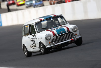 333;1964-Morris-Cooper-S;21-March-2008;Australia;Bathurst;FOSC;Festival-of-Sporting-Cars;Group-N;Historic-Touring-Cars;Mt-Panorama;NSW;New-South-Wales;Troy-Williams;auto;classic;motorsport;racing;super-telephoto;vintage