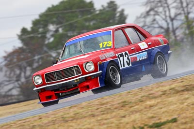 173;1979-Mazda-808;21-March-2008;Australia;Bathurst;FOSC;Festival-of-Sporting-Cars;Improved-Production;Michael-Reimann;Mt-Panorama;NSW;New-South-Wales;auto;motorsport;racing;super-telephoto