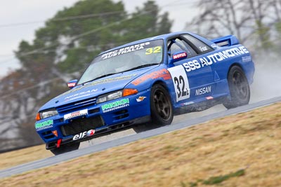 32;1989-Nissan-Skyline-R32-GTR;21-March-2008;Australia;Bathurst;FOSC;Festival-of-Sporting-Cars;Geoffrey-Fear;Improved-Production;Mt-Panorama;NSW;New-South-Wales;auto;motorsport;racing;super-telephoto