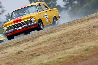 31;1964-Holden-EH;21-March-2008;Australia;Bathurst;Craig-Stephenson;FOSC;Festival-of-Sporting-Cars;Group-N;Historic-Touring-Cars;Mt-Panorama;NSW;New-South-Wales;auto;classic;motorsport;racing;super-telephoto;vintage;yellow