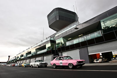 168;290;1968-Holden-HR;1973-Holden-Torana;21-March-2008;Australia;Bathurst;FOSC;Festival-of-Sporting-Cars;Group-N;Historic-Touring-Cars;Mark-Oberg;Mt-Panorama;NSW;New-South-Wales;Tim-Brown;auto;classic;motorsport;movement;racing;speed;vintage;wide-angle