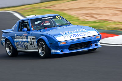 47;1979-Mazda-RX‒7;22-March-2008;Australia;Bathurst;FOSC;Festival-of-Sporting-Cars;M-Stringer;Marque-and-Production-Sports;Mt-Panorama;NSW;New-South-Wales;auto;motorsport;racing;telephoto