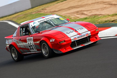 951;1982-Mazda-RX‒7;22-March-2008;Australia;Bathurst;FOSC;Festival-of-Sporting-Cars;Kelvin-Twist;Marque-and-Production-Sports;Mt-Panorama;NSW;New-South-Wales;auto;motorsport;racing;telephoto