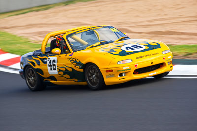 46;1997-Mazda-MX‒5;22-March-2008;Australia;Bathurst;FOSC;Festival-of-Sporting-Cars;Marque-and-Production-Sports;Mazda-MX‒5;Mazda-MX5;Mazda-Miata;Michael-Hickman;Mt-Panorama;NSW;New-South-Wales;auto;motorsport;racing;telephoto