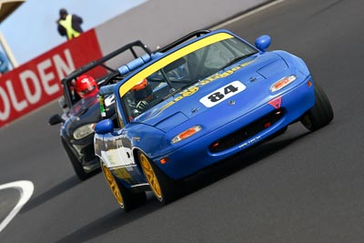 84;1993-Mazda-MX‒5;22-March-2008;Australia;Bathurst;FOSC;Festival-of-Sporting-Cars;Marque-and-Production-Sports;Mazda-MX‒5;Mazda-MX5;Mazda-Miata;Mt-Panorama;NSW;New-South-Wales;Sean-Lacey;auto;motorsport;racing;super-telephoto