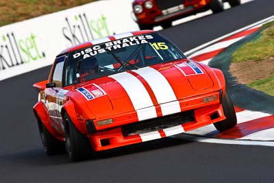 15;1979-Mazda-RX‒7-Series-1;22-March-2008;Australia;Bathurst;FOSC;Festival-of-Sporting-Cars;Graeme-Watts;Marque-and-Production-Sports;Mt-Panorama;NSW;New-South-Wales;auto;motorsport;racing;super-telephoto