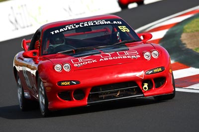 55;1993-Mazda-RX‒7;22-March-2008;Australia;Bathurst;FOSC;Festival-of-Sporting-Cars;Marque-and-Production-Sports;Mt-Panorama;NSW;New-South-Wales;Sam-Silvestro;auto;motorsport;racing;super-telephoto