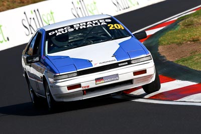 201;1984-Nissan-Gazelle;22-March-2008;Australia;Bathurst;David-Sommerlad;FOSC;Festival-of-Sporting-Cars;Marque-and-Production-Sports;Mt-Panorama;NSW;New-South-Wales;auto;motorsport;racing;super-telephoto