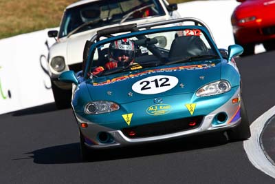 212;2003-Mazda-MX‒5;22-March-2008;Australia;Bathurst;Don-Lake;FOSC;Festival-of-Sporting-Cars;Marque-and-Production-Sports;Mazda-MX‒5;Mazda-MX5;Mazda-Miata;Mt-Panorama;NSW;New-South-Wales;auto;motorsport;racing;super-telephoto