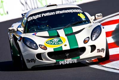 10;2005-Lotus-Exige;22-March-2008;Australia;Bathurst;FOSC;Festival-of-Sporting-Cars;Mark-OConnor;Marque-and-Production-Sports;Mt-Panorama;NSW;New-South-Wales;Topshot;auto;motorsport;racing;super-telephoto
