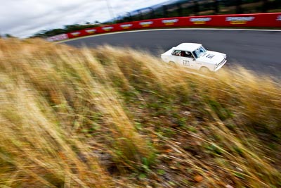 118;1964-Ford-Cortina-Mk-I;22-March-2008;Australia;Bathurst;Bill-Shipton;FOSC;Festival-of-Sporting-Cars;Group-N;Historic-Touring-Cars;Mt-Panorama;NSW;New-South-Wales;Topshot;auto;classic;grass;motorsport;movement;racing;speed;vintage;wide-angle