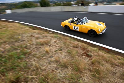157;1974-MGB;22-March-2008;Australia;Bathurst;FOSC;Festival-of-Sporting-Cars;Geoff-Taylor‒Denning;Mt-Panorama;NSW;New-South-Wales;Regularity;auto;grass;motorsport;racing;wide-angle