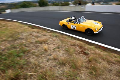 157;1974-MGB;22-March-2008;Australia;Bathurst;FOSC;Festival-of-Sporting-Cars;Geoff-Taylor‒Denning;Mt-Panorama;NSW;New-South-Wales;Regularity;auto;grass;motorsport;racing;wide-angle