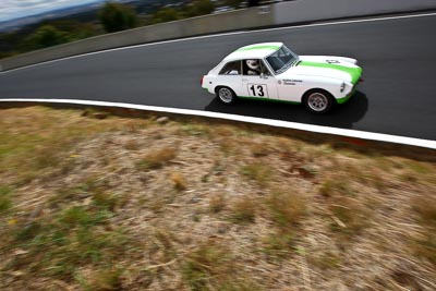 13;1970-MGB-GT;22-March-2008;Australia;Bathurst;FOSC;Festival-of-Sporting-Cars;Mt-Panorama;NSW;New-South-Wales;Regularity;Robin-Swann;auto;grass;motorsport;racing;wide-angle