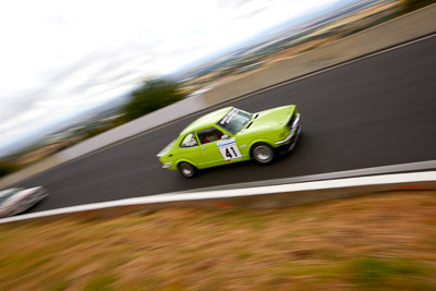 41;1971-Toyota-Corolla-KE25;22-March-2008;Australia;Bathurst;FOSC;Festival-of-Sporting-Cars;Improved-Production;Mt-Panorama;NSW;New-South-Wales;Ryan-Jagger;auto;motorsport;movement;racing;speed;wide-angle