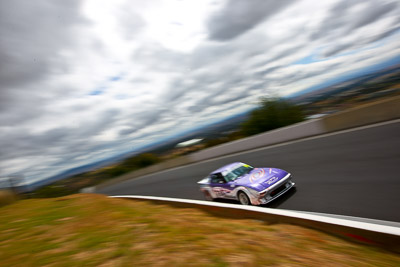 78;1983-Mazda-RX‒7;22-March-2008;Australia;Bathurst;Ben-Schoots;FOSC;Festival-of-Sporting-Cars;Improved-Production;Mt-Panorama;NSW;New-South-Wales;auto;clouds;motorsport;movement;racing;sky;speed;wide-angle