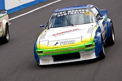 58;1984-Mazda-RX‒7;22-March-2008;Australia;Bathurst;FOSC;Festival-of-Sporting-Cars;Improved-Production;Mt-Panorama;NSW;New-South-Wales;Scott-Fleming;auto;motorsport;racing;super-telephoto