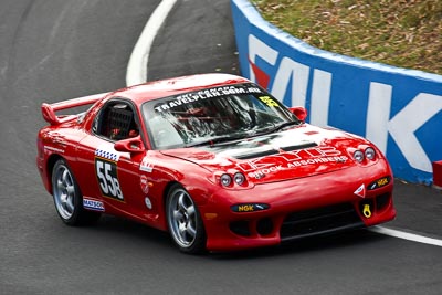 55;1993-Mazda-RX‒7;22-March-2008;Australia;Bathurst;FOSC;Festival-of-Sporting-Cars;Marque-and-Production-Sports;Mt-Panorama;NSW;New-South-Wales;Sam-Silvestro;auto;motorsport;racing;telephoto