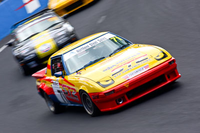 71;1985-Mazda-RX‒7-III-13B;22-March-2008;Australia;Bathurst;FOSC;Festival-of-Sporting-Cars;John-Zourkas;Marque-and-Production-Sports;Mt-Panorama;NSW;New-South-Wales;auto;motorsport;racing;telephoto