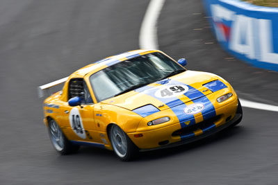 49;1989-Mazda-MX‒5;22-March-2008;Australia;Bathurst;FOSC;Festival-of-Sporting-Cars;Kerry-Finn;Marque-and-Production-Sports;Mazda-MX‒5;Mazda-MX5;Mazda-Miata;Mt-Panorama;NSW;New-South-Wales;auto;motorsport;racing;telephoto
