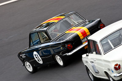 51;1964-Lotus-Cortina;22-March-2008;Australia;Bathurst;FOSC;Festival-of-Sporting-Cars;Group-N;Historic-Touring-Cars;Mt-Panorama;NSW;New-South-Wales;Paul-Trevethan;auto;classic;motorsport;racing;super-telephoto;vintage