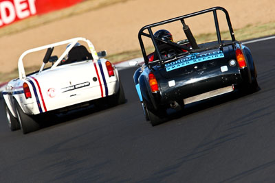 154;1969-MG-Midget;22-March-2008;Australia;Bathurst;Dave-Barlow;FOSC;Festival-of-Sporting-Cars;Marque-and-Production-Sports;Mt-Panorama;NSW;New-South-Wales;auto;motorsport;racing;super-telephoto