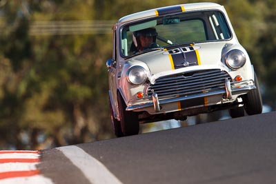 811;1964-Morris-Cooper-S;23-March-2008;Australia;Bathurst;FOSC;Festival-of-Sporting-Cars;Group-N;Historic-Touring-Cars;Ken-Nelson;Mt-Panorama;NSW;New-South-Wales;auto;classic;motorsport;racing;super-telephoto;vintage