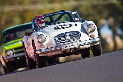 131;1960-MGA-1600;23-March-2008;Australia;Bathurst;Chris-Hillman;FOSC;Festival-of-Sporting-Cars;Mt-Panorama;NSW;New-South-Wales;Regularity;auto;motorsport;racing;super-telephoto