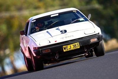 9;1977-Triumph-TR7-Coupe;23-March-2008;Australia;Bathurst;Bob-Saunders;FOSC;Festival-of-Sporting-Cars;Mt-Panorama;NSW;New-South-Wales;Regularity;auto;motorsport;racing;super-telephoto