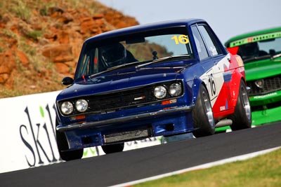 16;1970-Datsun-1600;23-March-2008;Australia;Bathurst;FOSC;Festival-of-Sporting-Cars;Improved-Production;Mark-Short;Mt-Panorama;NSW;New-South-Wales;auto;motorsport;racing;super-telephoto