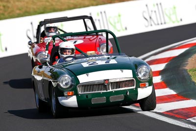 27;1963-MGB;23-March-2008;Australia;Bathurst;Bob-Rowntree;FOSC;Festival-of-Sporting-Cars;Group-S;Mt-Panorama;NSW;New-South-Wales;auto;motorsport;racing;super-telephoto