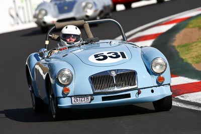 531;1959-MGA-1600;23-March-2008;Australia;Bathurst;FOSC;Festival-of-Sporting-Cars;Group-S;John-Young;Mt-Panorama;NSW;New-South-Wales;auto;motorsport;racing;super-telephoto