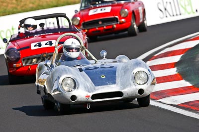 185;1957-Lotus-Eleven-Le-Mans-85;23-March-2008;Australia;Bathurst;FOSC;Festival-of-Sporting-Cars;Group-S;Mt-Panorama;NSW;New-South-Wales;Peter-Yeomans;auto;motorsport;racing;super-telephoto