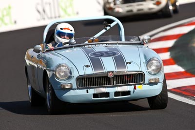 99;1963-MGB;23-March-2008;Australia;Bathurst;FOSC;Festival-of-Sporting-Cars;Group-S;Ken-Price;Mt-Panorama;NSW;New-South-Wales;auto;motorsport;racing;super-telephoto