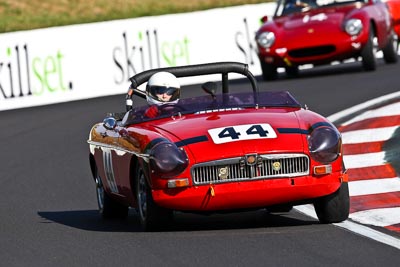 44;1969-MGB;23-March-2008;Australia;Bathurst;FOSC;Festival-of-Sporting-Cars;Group-S;Lisa-Tobin‒Smith;Mt-Panorama;NSW;New-South-Wales;auto;motorsport;racing;super-telephoto