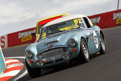 57;1964-Austin-Healey-3000;23-March-2008;Australia;Bathurst;FOSC;Festival-of-Sporting-Cars;Mark-Goldsmith;Marque-and-Production-Sports;Mt-Panorama;NSW;New-South-Wales;auto;motorsport;racing;telephoto