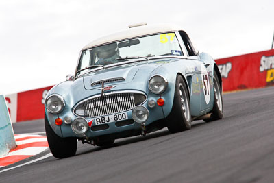 57;1964-Austin-Healey-3000;23-March-2008;Australia;Bathurst;FOSC;Festival-of-Sporting-Cars;Mark-Goldsmith;Marque-and-Production-Sports;Mt-Panorama;NSW;New-South-Wales;auto;motorsport;racing;telephoto