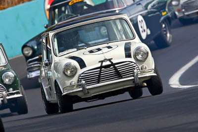 81;1964-Morris-Mini-Cooper-S;23-March-2008;Australia;Bathurst;FOSC;Festival-of-Sporting-Cars;Group-N;Historic-Touring-Cars;Mark-Tett;Mt-Panorama;NSW;New-South-Wales;auto;classic;motorsport;racing;super-telephoto;vintage