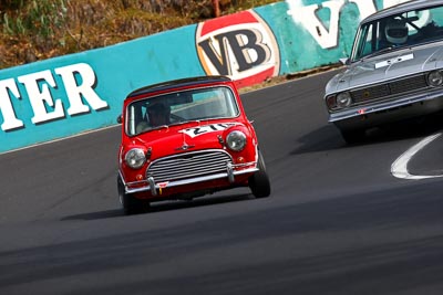 270;1963-Morris-Cooper-S;23-March-2008;Australia;Bathurst;FOSC;Festival-of-Sporting-Cars;Group-N;Historic-Touring-Cars;John-Battersby;Mt-Panorama;NSW;New-South-Wales;auto;classic;motorsport;racing;super-telephoto;vintage