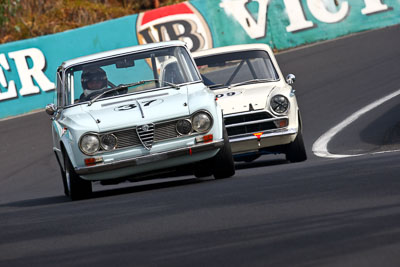 37;1964-Alfa-Romeo-Giulia-Ti;23-March-2008;Australia;Bathurst;FOSC;Festival-of-Sporting-Cars;Group-N;Historic-Touring-Cars;Mt-Panorama;NSW;New-South-Wales;Ralph-Clarke;auto;classic;motorsport;racing;super-telephoto;vintage