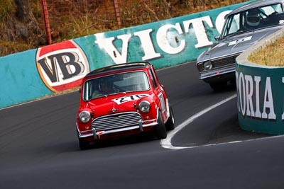 270;1963-Morris-Cooper-S;23-March-2008;Australia;Bathurst;FOSC;Festival-of-Sporting-Cars;Group-N;Historic-Touring-Cars;John-Battersby;Mt-Panorama;NSW;New-South-Wales;auto;classic;motorsport;racing;super-telephoto;vintage
