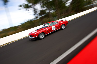 47;1969-Ford-Mustang-Fastback;23-March-2008;Alan-Evans;Australia;Bathurst;FOSC;Festival-of-Sporting-Cars;Mt-Panorama;NSW;New-South-Wales;Regularity;auto;motorsport;movement;racing;wide-angle