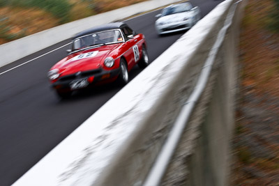 62;1975-MGB;23-March-2008;50mm;Alan-Brown;Australia;Bathurst;FOSC;Festival-of-Sporting-Cars;Mt-Panorama;NSW;New-South-Wales;Regularity;auto;motorsport;movement;racing;speed