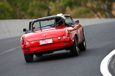 134;1969-MGB;23-March-2008;Australia;Bathurst;FOSC;Festival-of-Sporting-Cars;Mt-Panorama;NSW;New-South-Wales;Peter-Bennett;Regularity;auto;motorsport;racing;super-telephoto