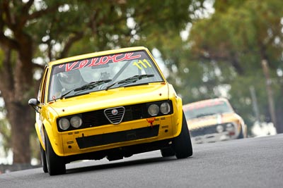 111;1980-Alfa-Romeo-Alfetta-Sedan;23-March-2008;Australia;Bathurst;FOSC;Festival-of-Sporting-Cars;Marque-and-Production-Sports;Mt-Panorama;NSW;New-South-Wales;Urs-Muller;auto;motorsport;racing;super-telephoto