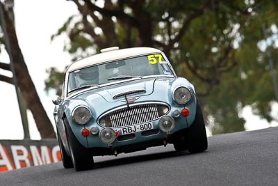 57;1964-Austin-Healey-3000;23-March-2008;Australia;Bathurst;FOSC;Festival-of-Sporting-Cars;Mark-Goldsmith;Marque-and-Production-Sports;Mt-Panorama;NSW;New-South-Wales;auto;motorsport;racing;super-telephoto