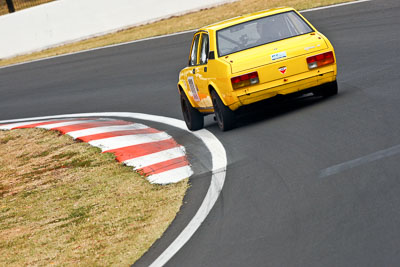 111;1980-Alfa-Romeo-Alfetta-Sedan;23-March-2008;Australia;Bathurst;FOSC;Festival-of-Sporting-Cars;Marque-and-Production-Sports;Mt-Panorama;NSW;New-South-Wales;Urs-Muller;auto;motorsport;racing;super-telephoto